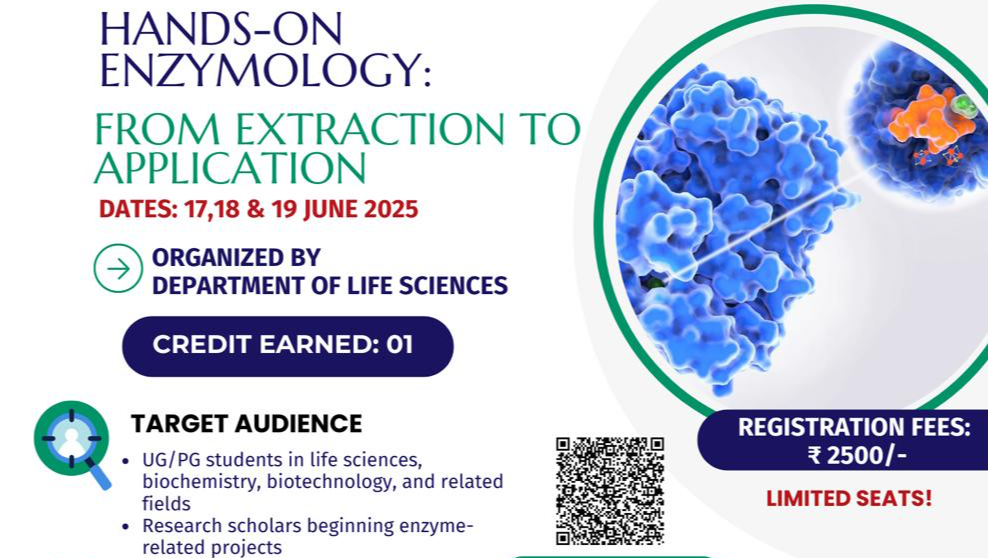 Hands-on Workshop on Enzymology : From Extraction to Application