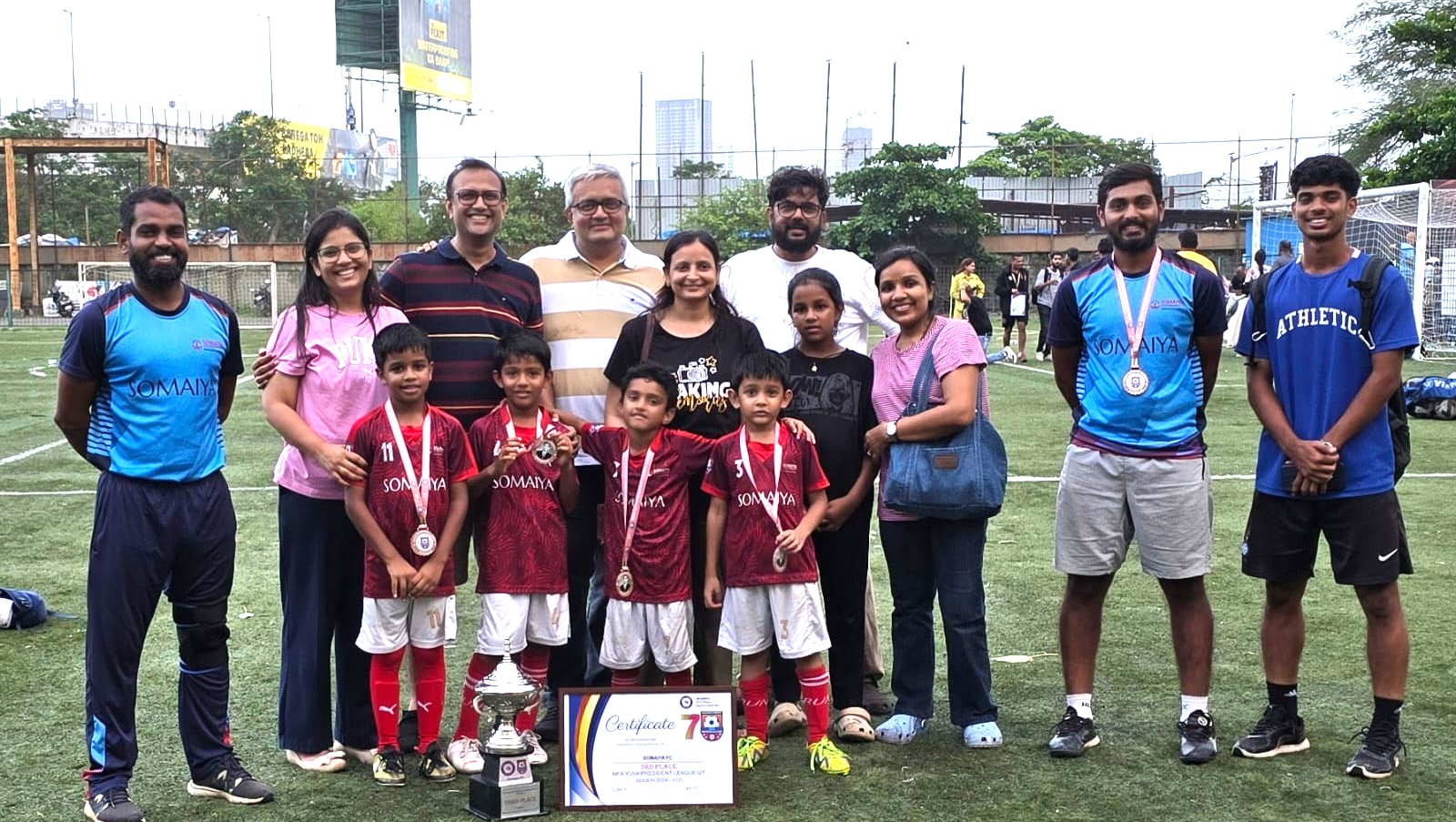 Somaiya FC U-7 Secures 3rd Place in MFA Top 5 YPL 2025