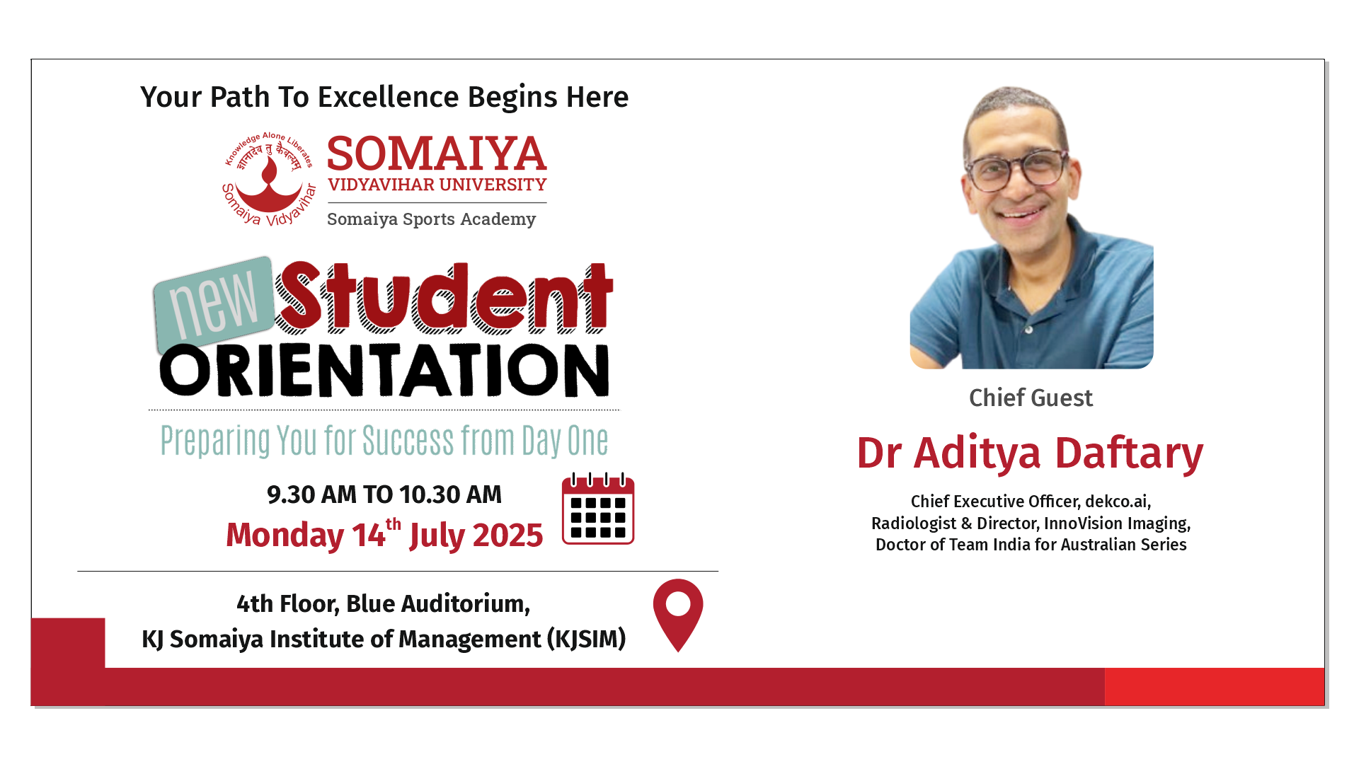 Orientation Day | BSc and MSc Sports Science 2025–26