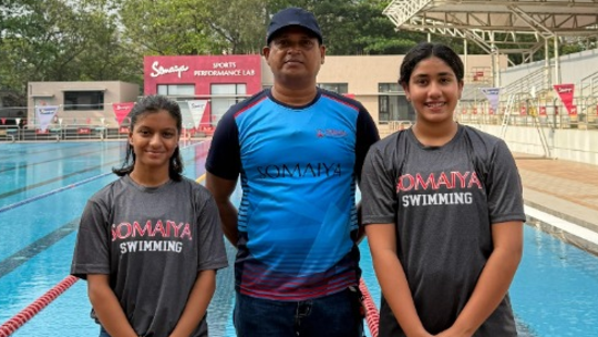 2025-10-29 12:06:00  Somaiya Swimmers Dhruti Shroff and Annika Goplani Selected for 69th National School Games
