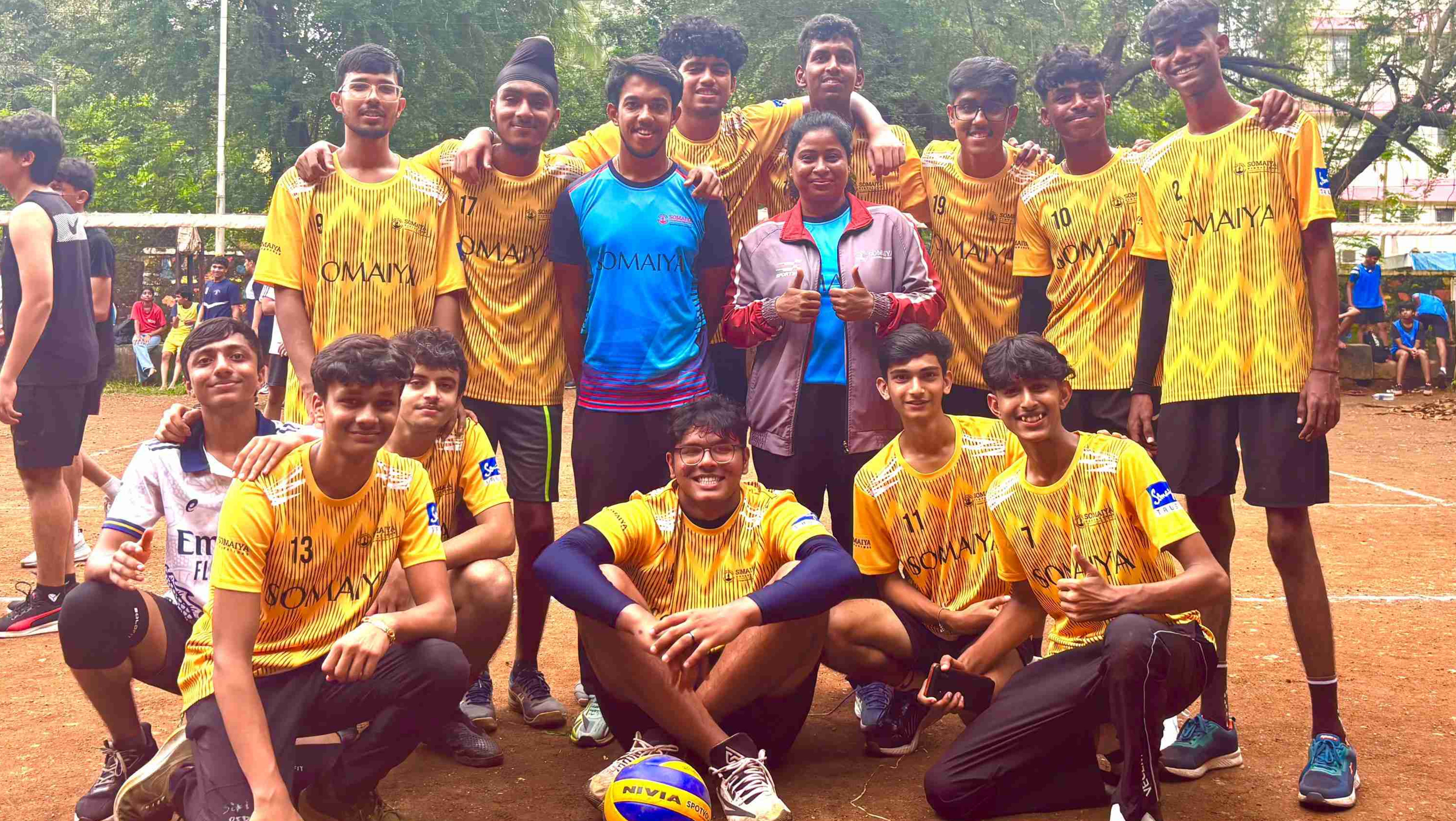 2025-11-13 15:48:00 Somaiya Sports Academy S K Somaiya Vinay Mandir Junior College U-19 Boys Team Finishes Runners-Up at DSO Volleyball District Tournament 
