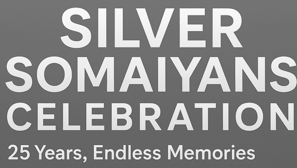2026-01-10 11:00:00  Silver Somaiyans Celebration