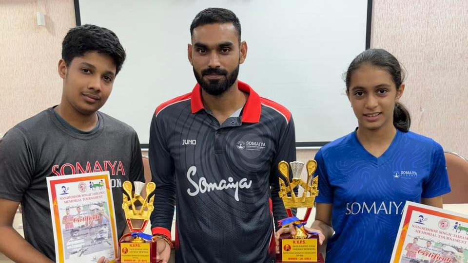 2025-11-22 10:30:00  TSS Students Win Gold and Silver at Nandkishor Singh Jairamji Memorial Inter School Badminton Tournament