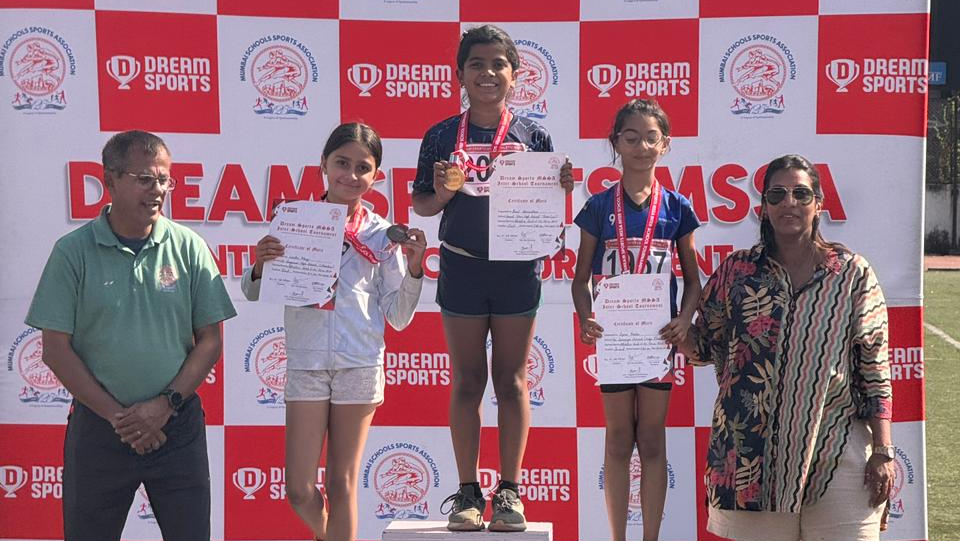 2025-12-10 10:10:00  Jiyana Mehta Wins Silver in U-10 50m at MSSA 131st Inter School Athletics 2025-26