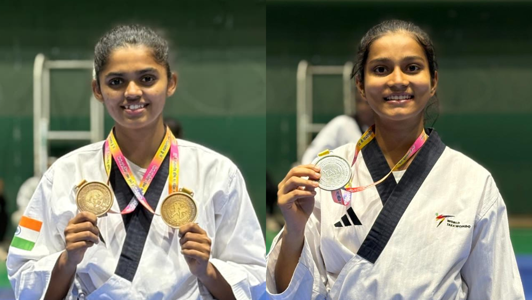 2025-12-07 11:55:00  Mrunali Harnekar and Vasundhara Chede Shine at the 35th Maharashtra State Senior Kyorugi Taekwondo Championships & 11th Maharashtra State Senior Poomsae Taekwondo Championships 2025–26