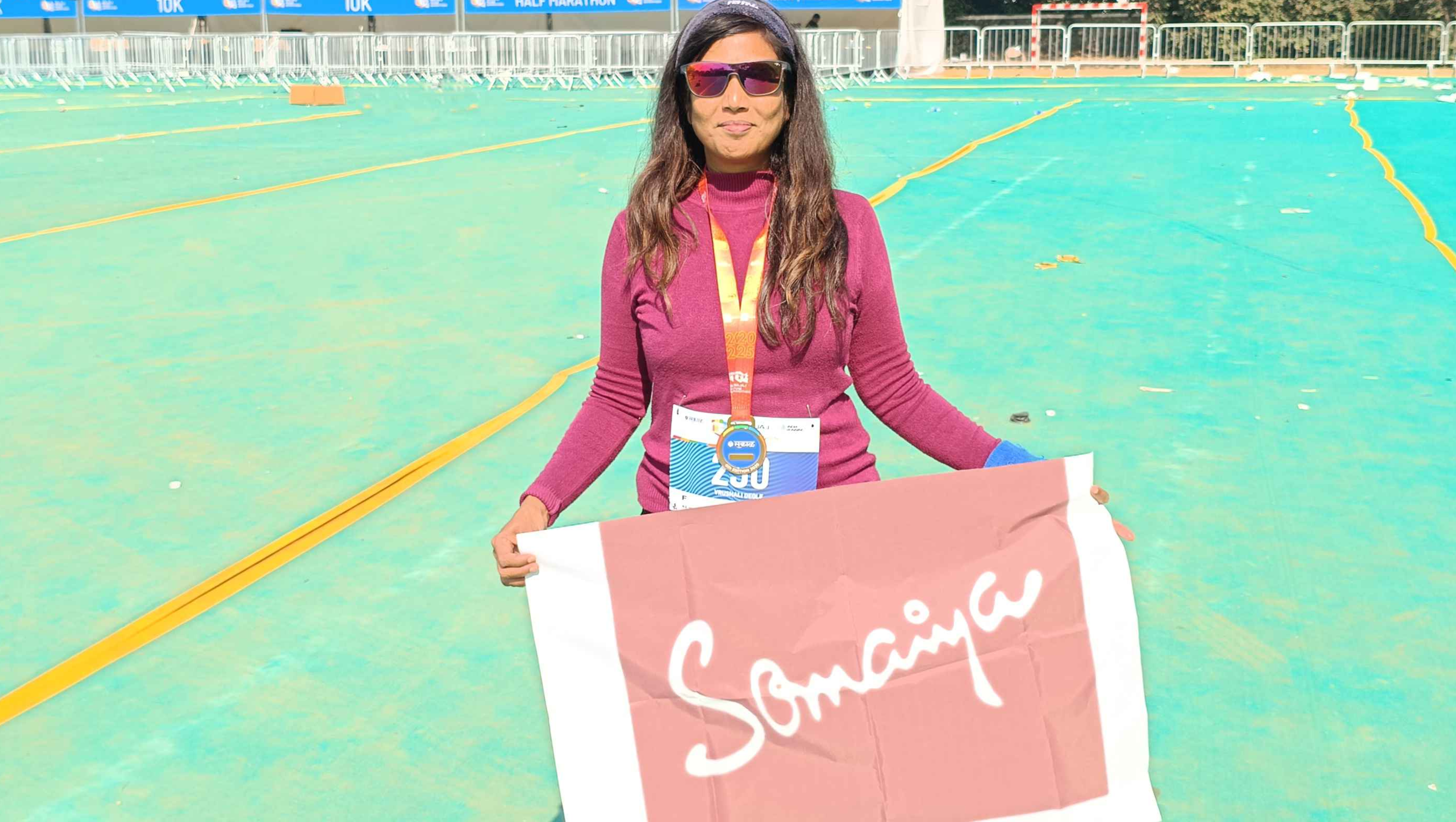 2025-12-14 10:37:00  Dr. Vrushali Deole Completes 42 km Bajaj Pune Marathon 2025