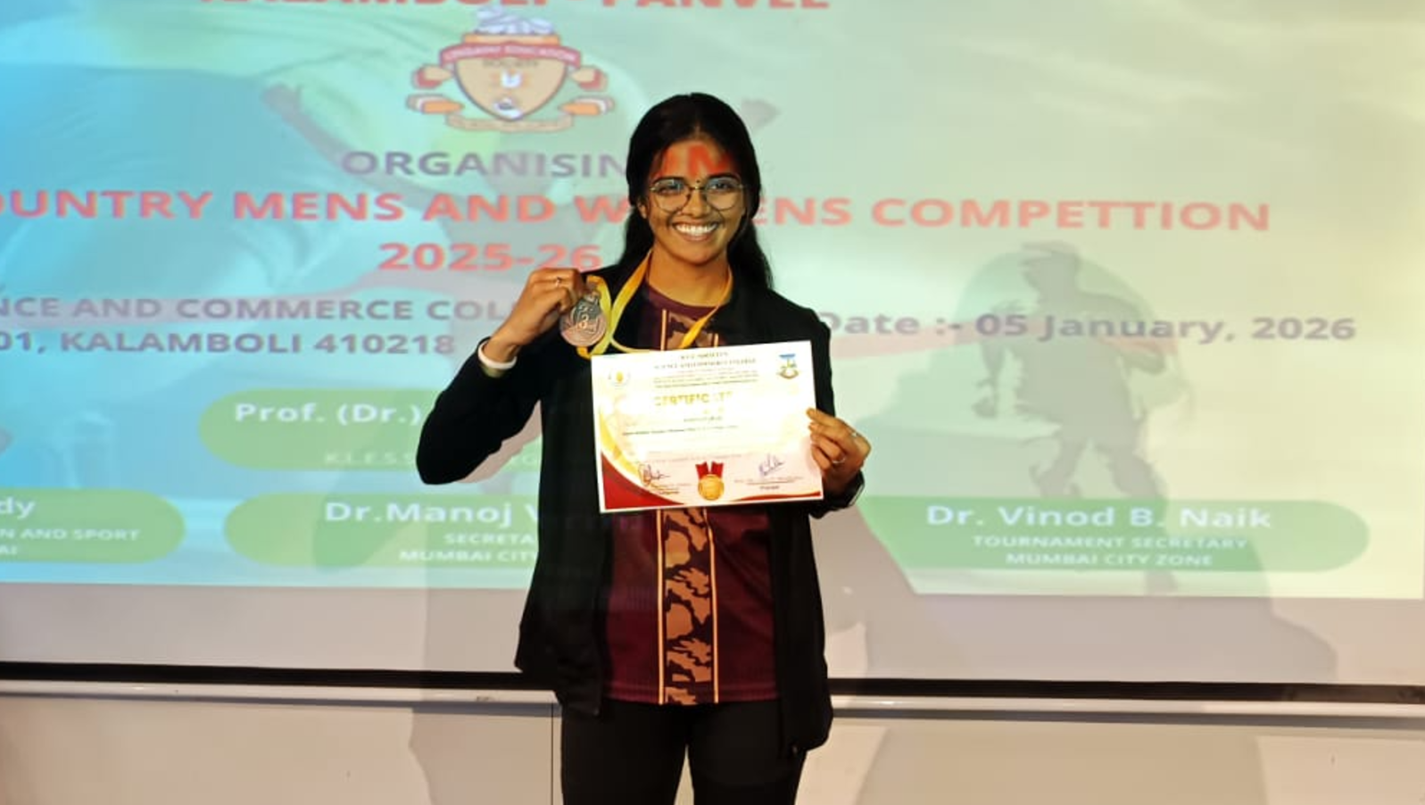 2026-01-07 12:00:00 Somaiya Sports Academy Kaushalya Parmar Secures 3rd Place in 10km Cross-Country Competition