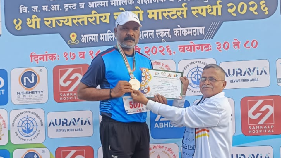 2026-01-18 09:51:00  Mr Sanjay Amolik Wins Gold in Table Tennis at State-Level Khelo Masters Championship