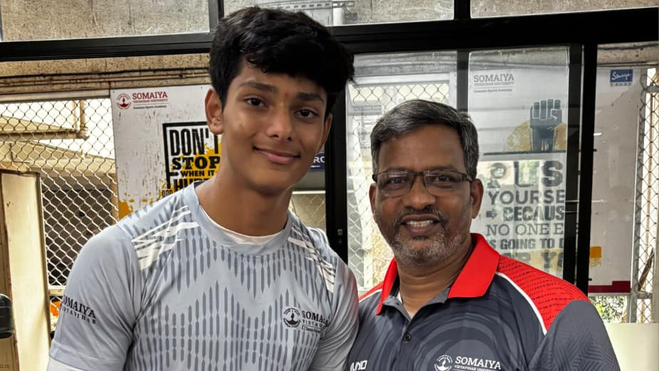 2026-01-27 11:09:00 Somaiya Sports Academy Shreeraj Bodke clinches Gold Medal at the IEDSSA Zonal Weightlifting Competition