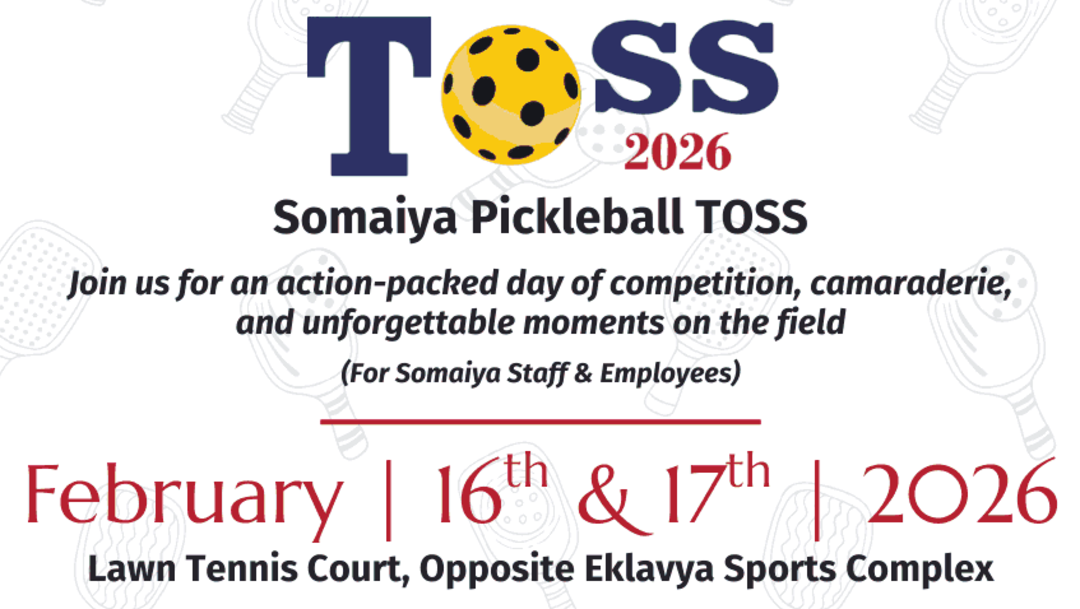 2026-02-16 10:56:00  Somaiya Pickleball Toss 2026