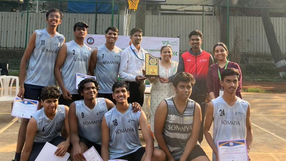 2026-02-09 14:43:00 Somaiya Sports Academy K. J. Somaiya Polytechnic Boys Basketball Team clinch the IEDSSA A2 Zone Tournament