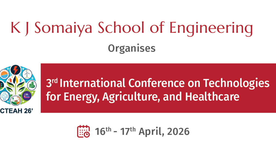 2026-04-16 09:00:00  3rd International Conference on Technologies for Energy, Agriculture, and Healthcare