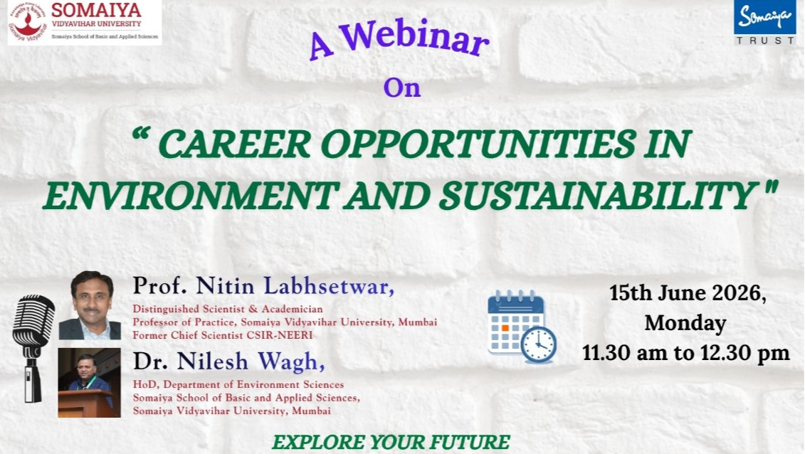 2026-06-15 11:30:00  Careers in Environment and Sustainability